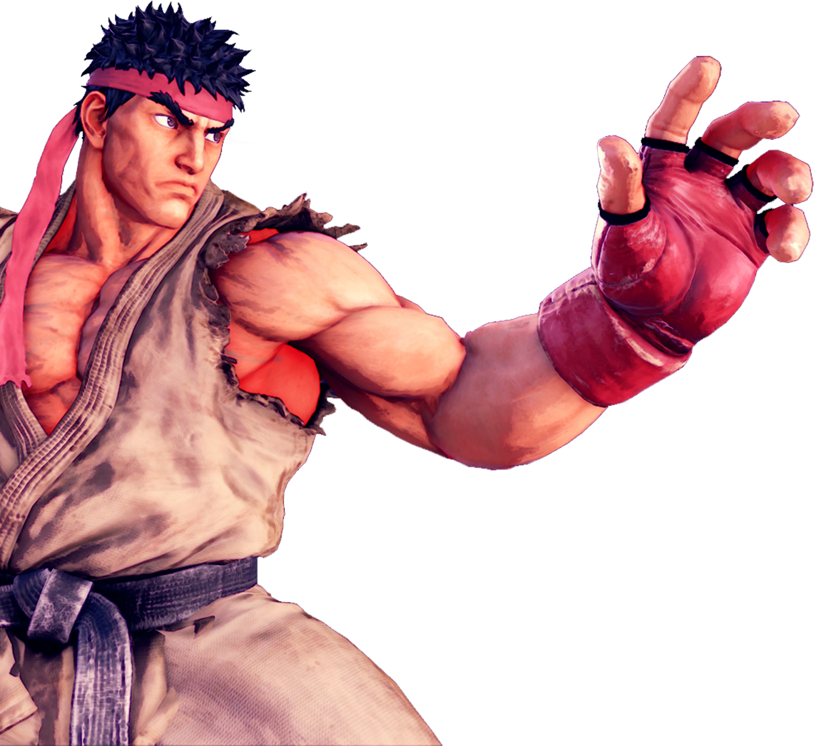 Ryu Chun - Action Figure Clipart (1141x1046), Png Download