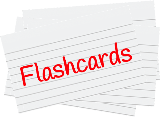 I Will Create Flashcards For Any Subject And Upload - Flash Card For Study Clipart (680x497), Png Download