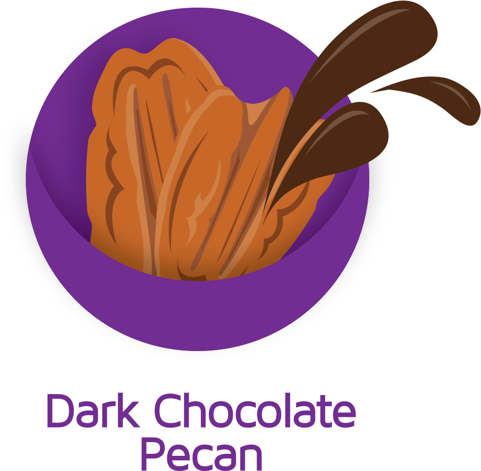 Dkchocpecan Icon - Nut Butter Clipart (982x979), Png Download