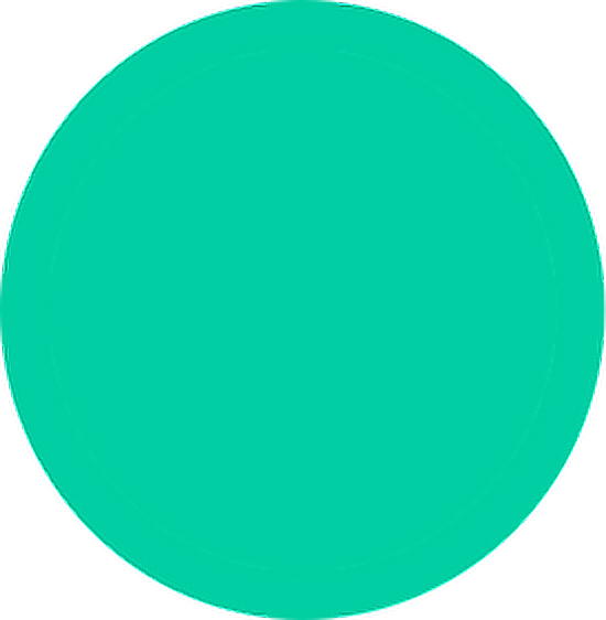 #circle #daire #yuvarlak #blue #green #turkuaz #freetoedit - Blue Green Circle Png Clipart (550x562), Png Download