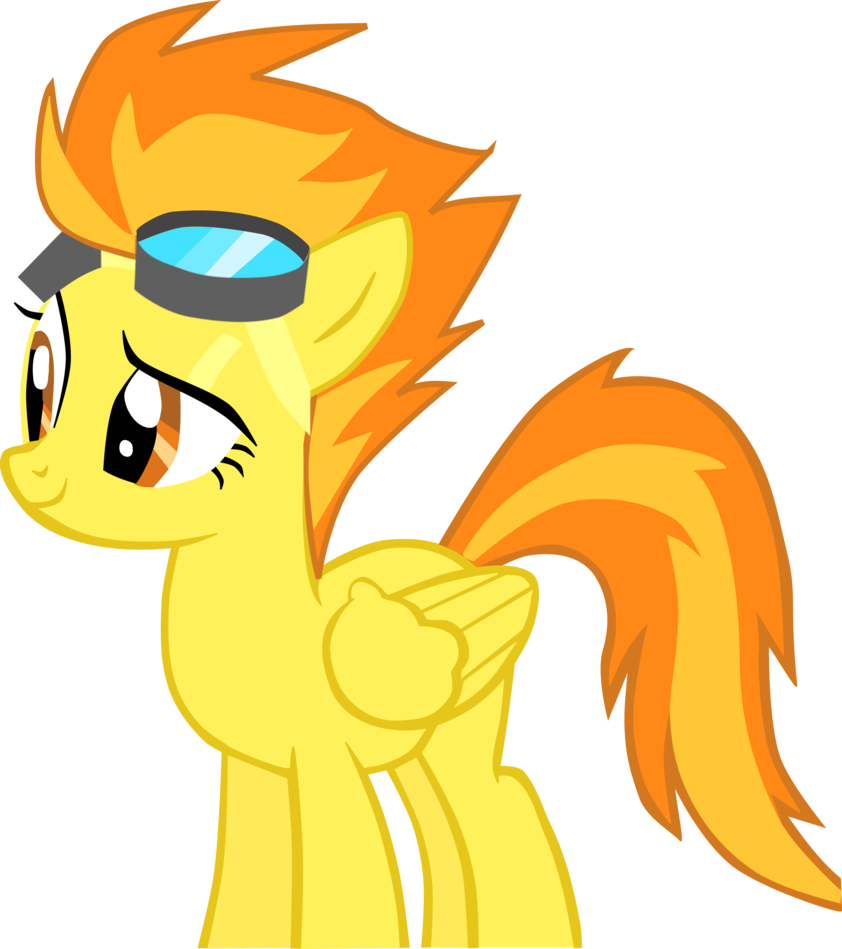 Thanks Lunadamn, I Could Watch Myself All Night Long - Vector Spitfire Mlp Clipart (842x949), Png Download