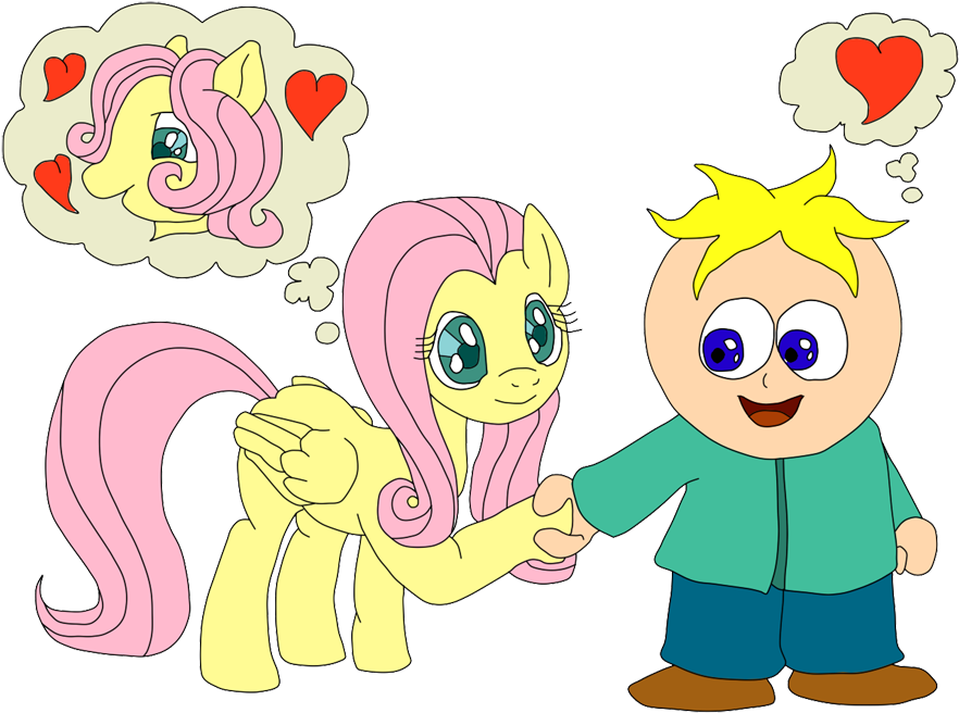 Lycanianspike, Butterscotch, Butters Stotch, Crossover, - Cartoon Clipart (900x700), Png Download