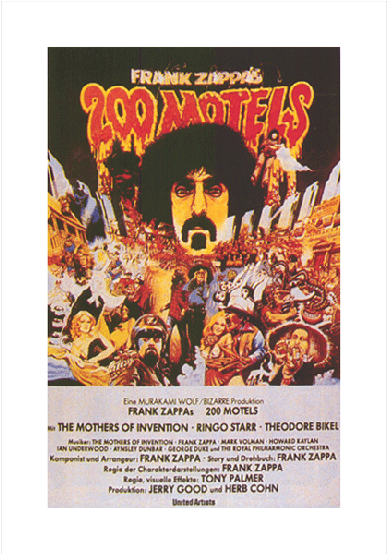 200 Motels - Frank Zappa 200 Motels Clipart (600x600), Png Download