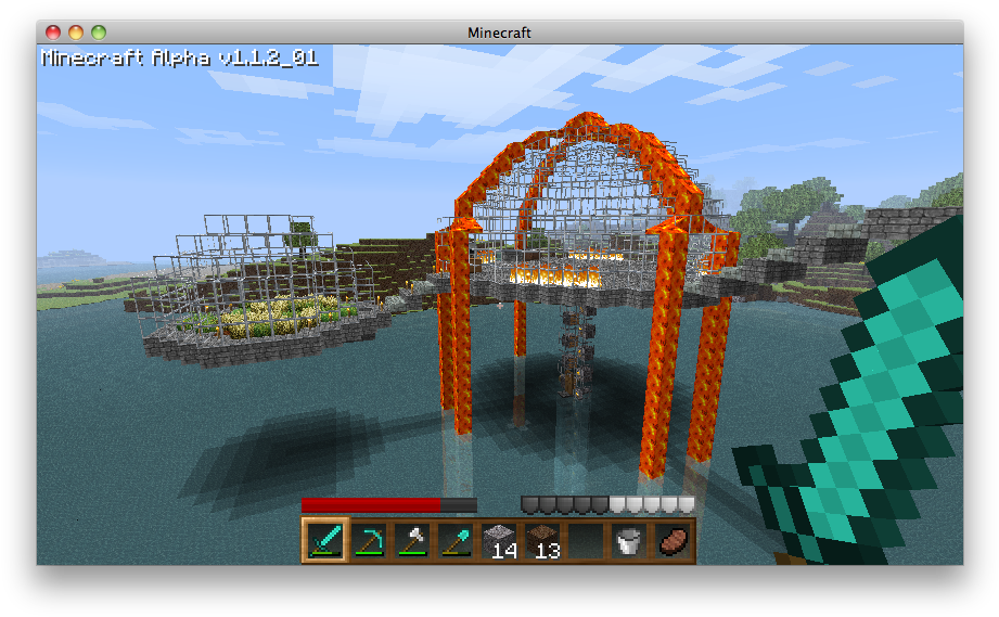 My First Domed Base - Minecraft Clipart (934x582), Png Download