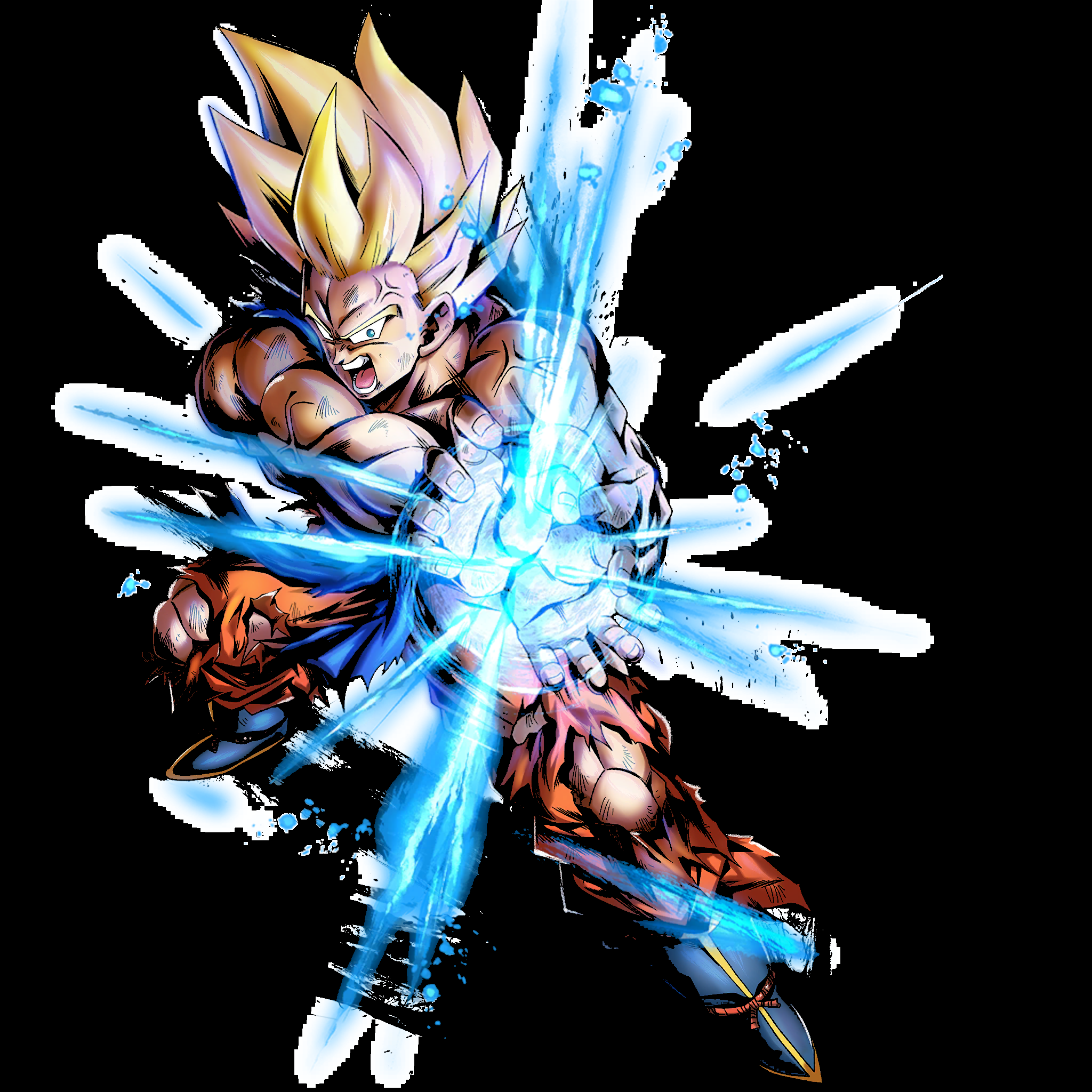 Ssj Goku Amoled - Dragon Ball Legends Pvp Clipart (2048x2048), Png Download