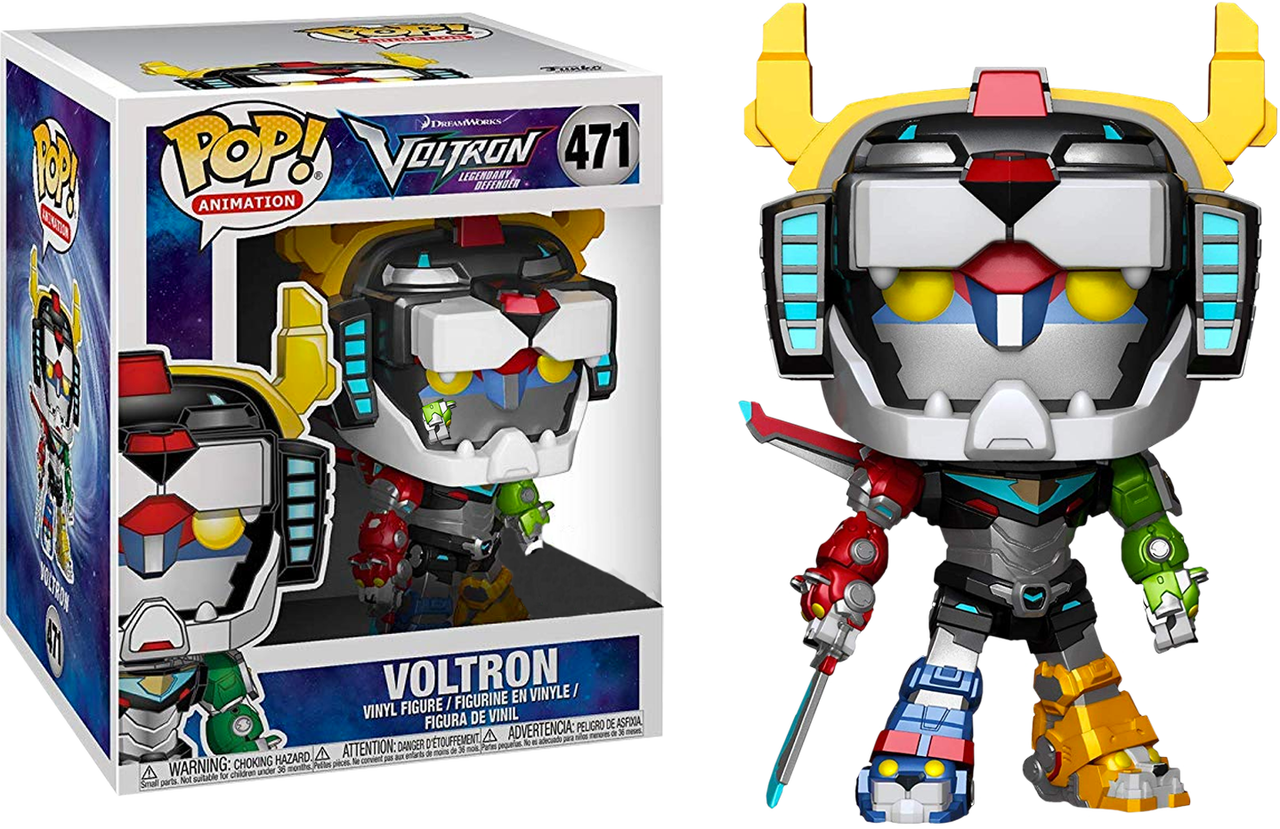Legendary Defender - Voltron Funko Pop Metallic Clipart (1280x829), Png Download
