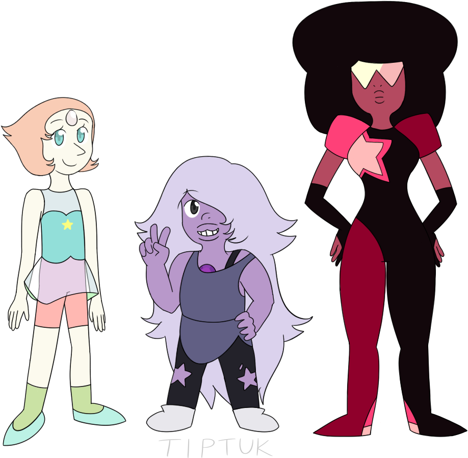 Crystal Gems - Cartoon Clipart (1000x919), Png Download