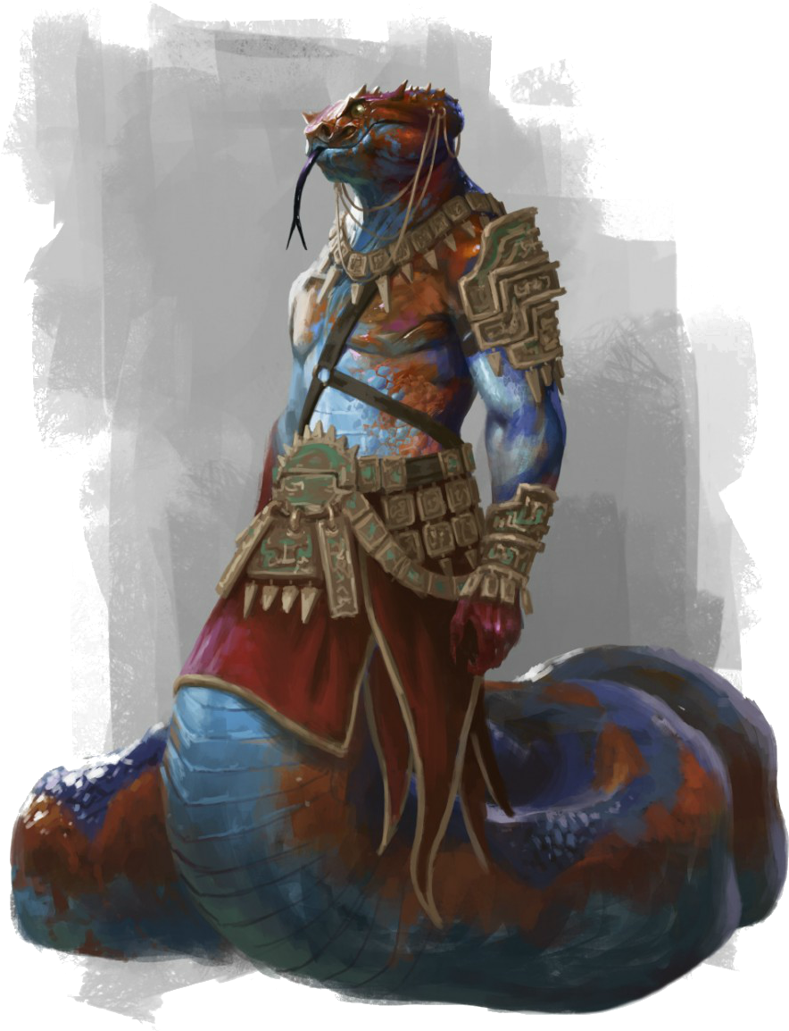 Kingdom Of The Snake Yuan Ti Malison Type 2 Clipart Large Size Png