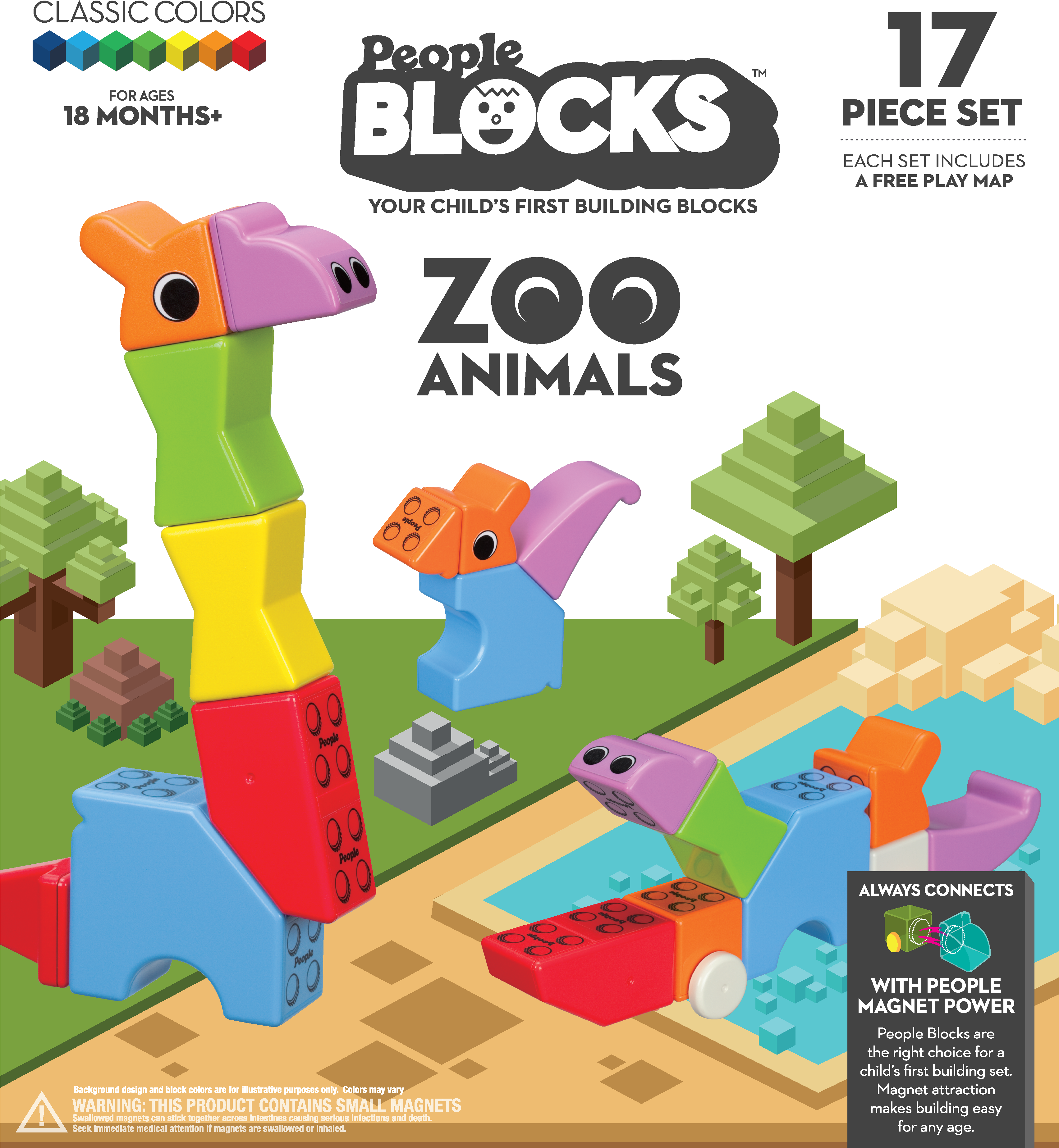 Unstructured Play Is Critical For Kids Their Brain - People Blocks Clipart (3407x3752), Png Download