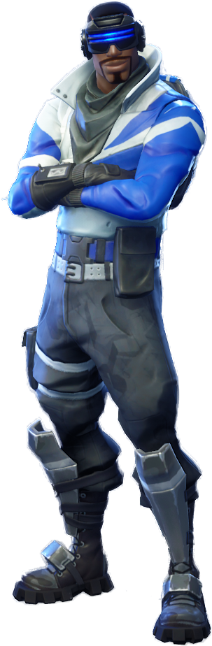 Fortnite Blue Striker - Fortnite Blue Striker Png Clipart (1100x1100), Png Download