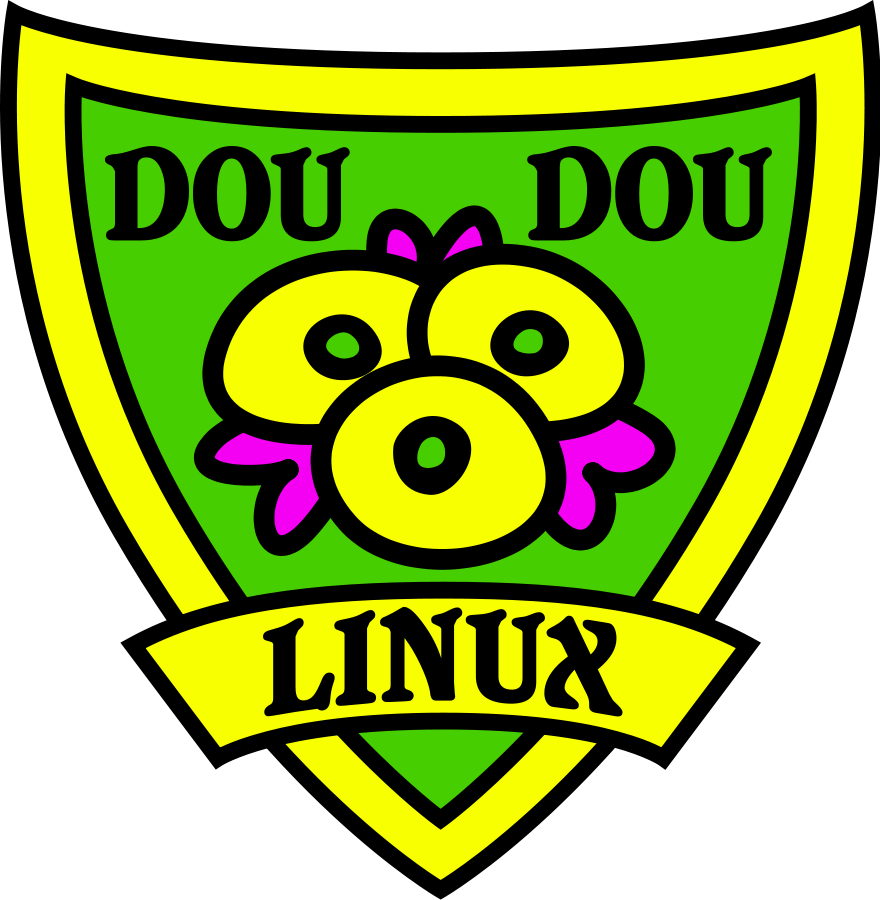 Dou Linux Flower Remix - Emblem Clipart (880x900), Png Download
