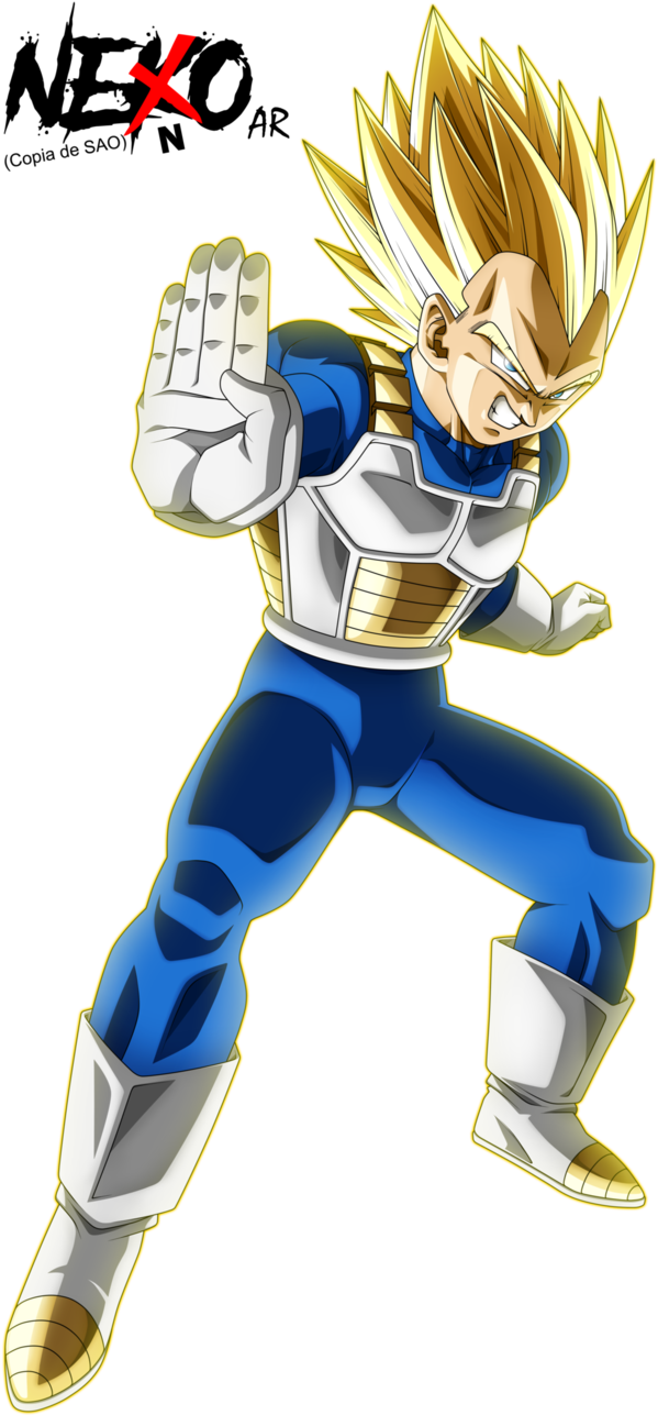 Vegeta Ssj2 Png - Vegeta Super Saiyan Deviantart Clipart (618x1292), Png Download