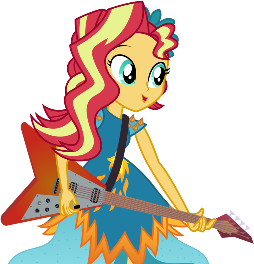 Sunset Shimmer Lovers Images Vector Crystal Gala Sunset - Da Sunset Shimmer A Lenda De Everfree Clipart (889x898), Png Download