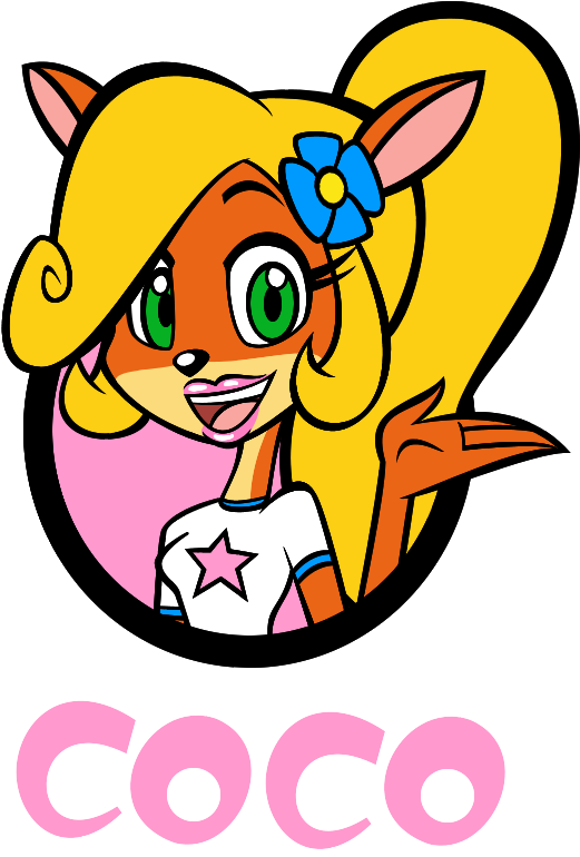 Coco Bandicoot - Coco Crash Bandicoot Png Clipart (800x800), Png Download
