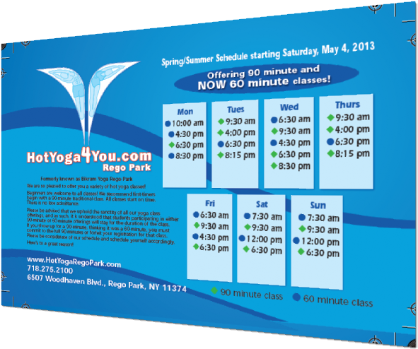 Regoschedule - Flyer Clipart (610x505), Png Download