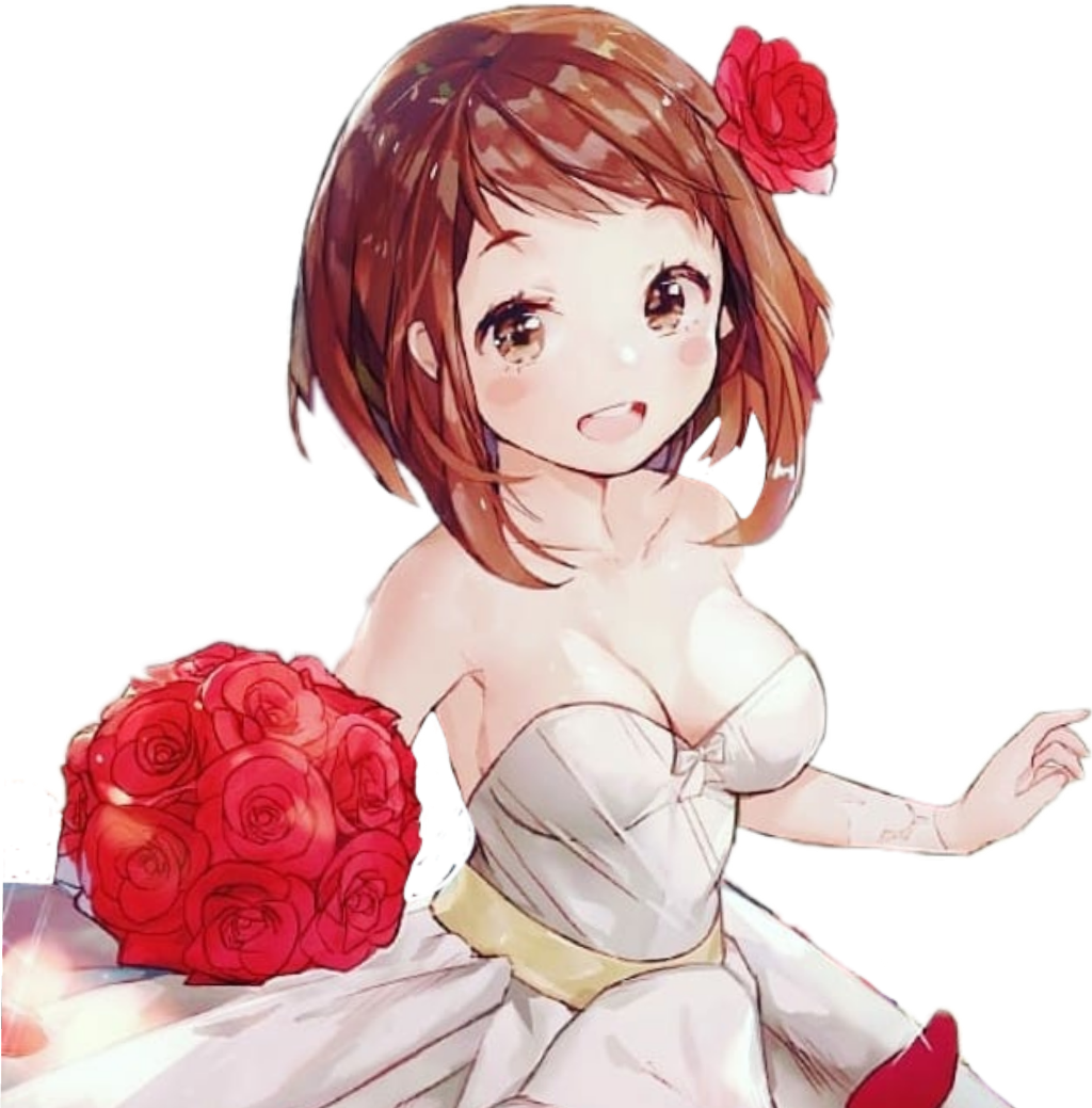 Bnha Ochaco Ochako Uraraka Urarakaochako Urarakachako - Ochako Uraraka Pixiv Clipart (1024x1039), Png Download