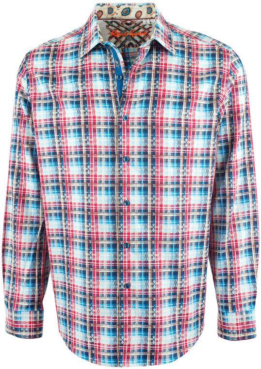 Robert Graham Rift Valley Red Shirt - Plaid Clipart (544x800), Png Download