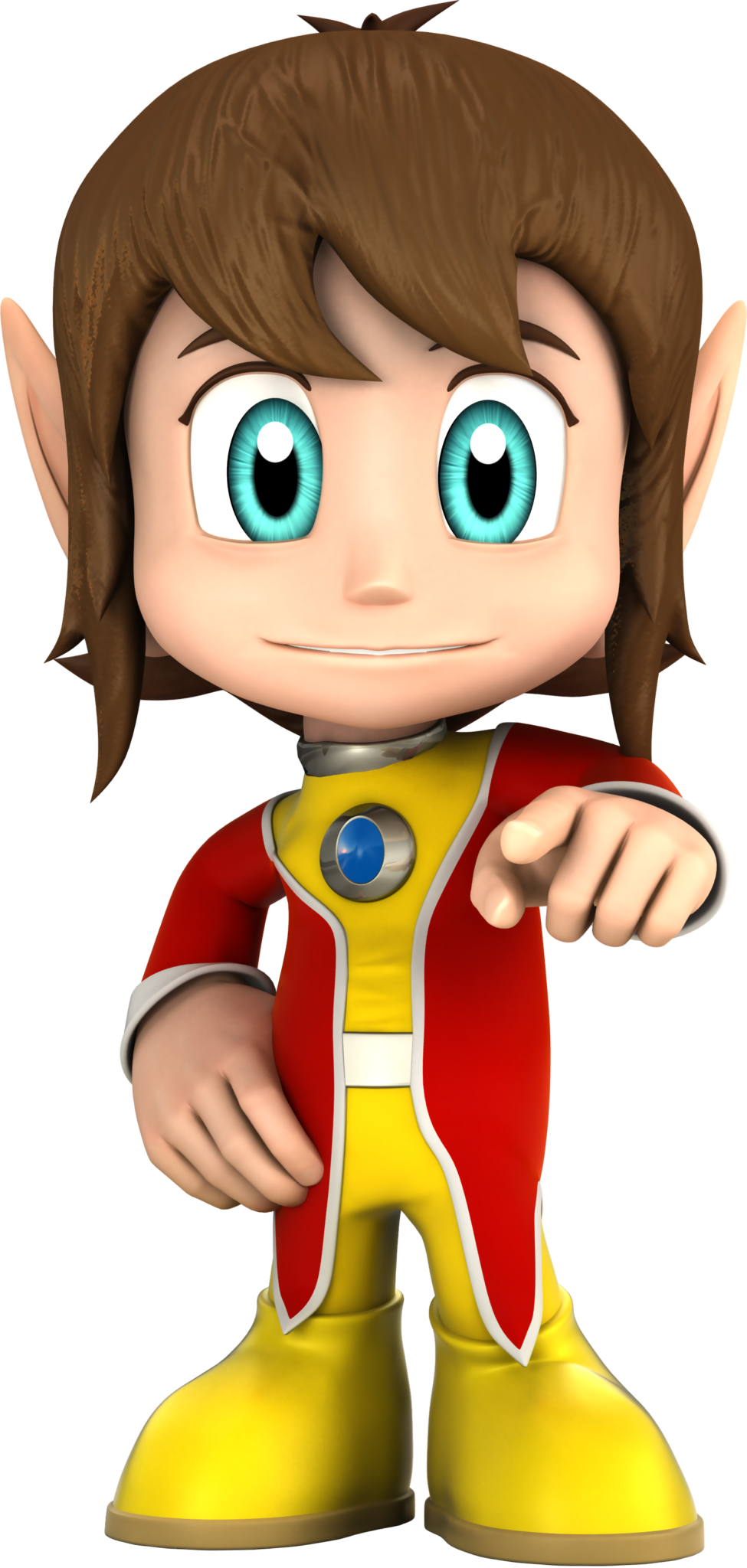 Alex Kidd - All Stars Racing Alex Kidd Clipart (975x2048), Png Download