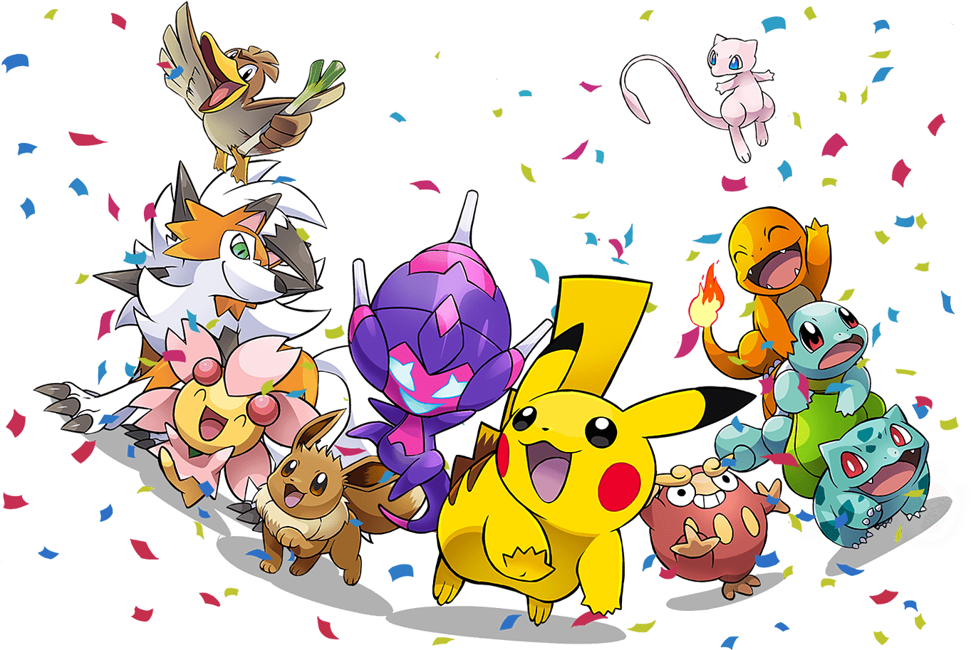 Pikachu And Poipole Clipart (1366x920), Png Download