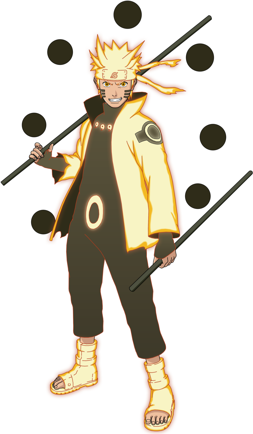 Naruto Mode Sage Of Six Paths , Png Download - Naruto Sabio De Los 6 Caminos Clipart (883x1514), Png Download