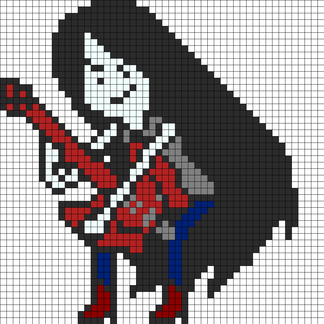 Marceline From Adventure Time Perler Bead Pattern / - Creative Arts Clipart (1050x1050), Png Download