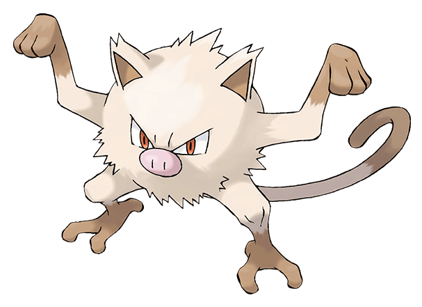 Mankey Pokemon Clipart (630x630), Png Download