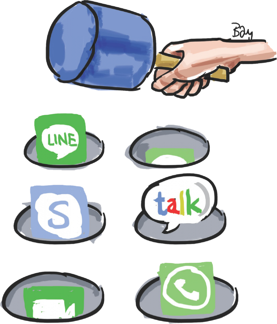 So Many Messaging Platforms, So Little Time Clipart (923x1080), Png Download