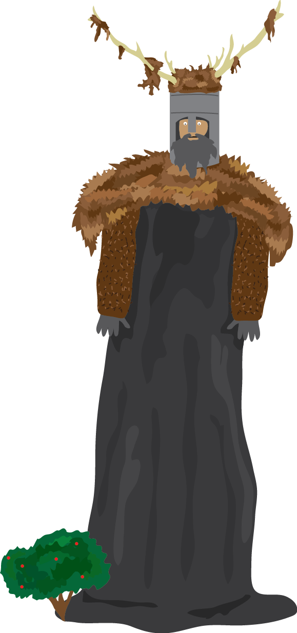 Knights Of Ni - Illustration Clipart (579x1234), Png Download