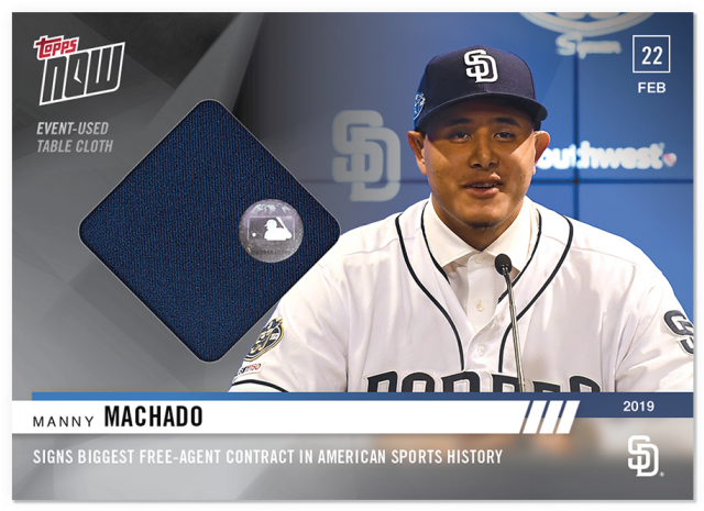 Artbb 16c2s 19tn St01a - Manny Machado Padres Card Clipart (700x700), Png Download
