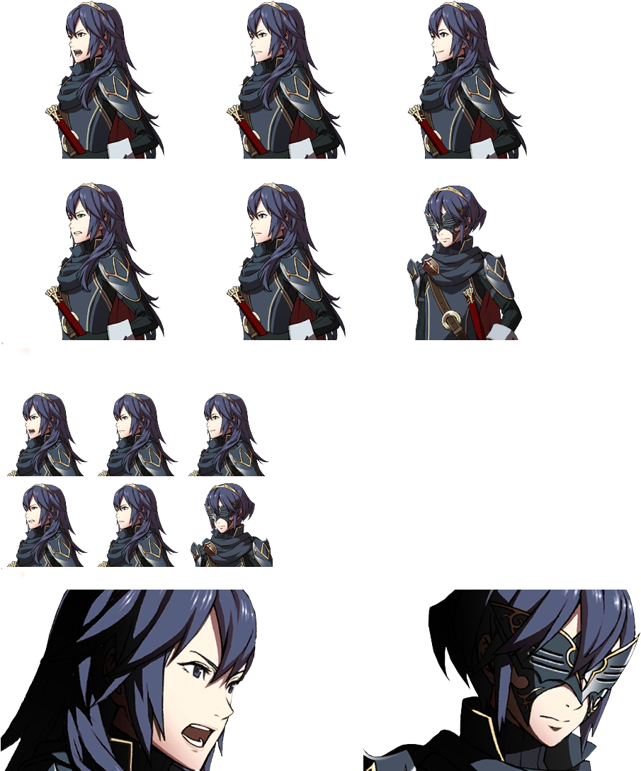 Lucina Portrait - Fire Emblem Lucina Portrait Clipart (1024x1120), Png Download