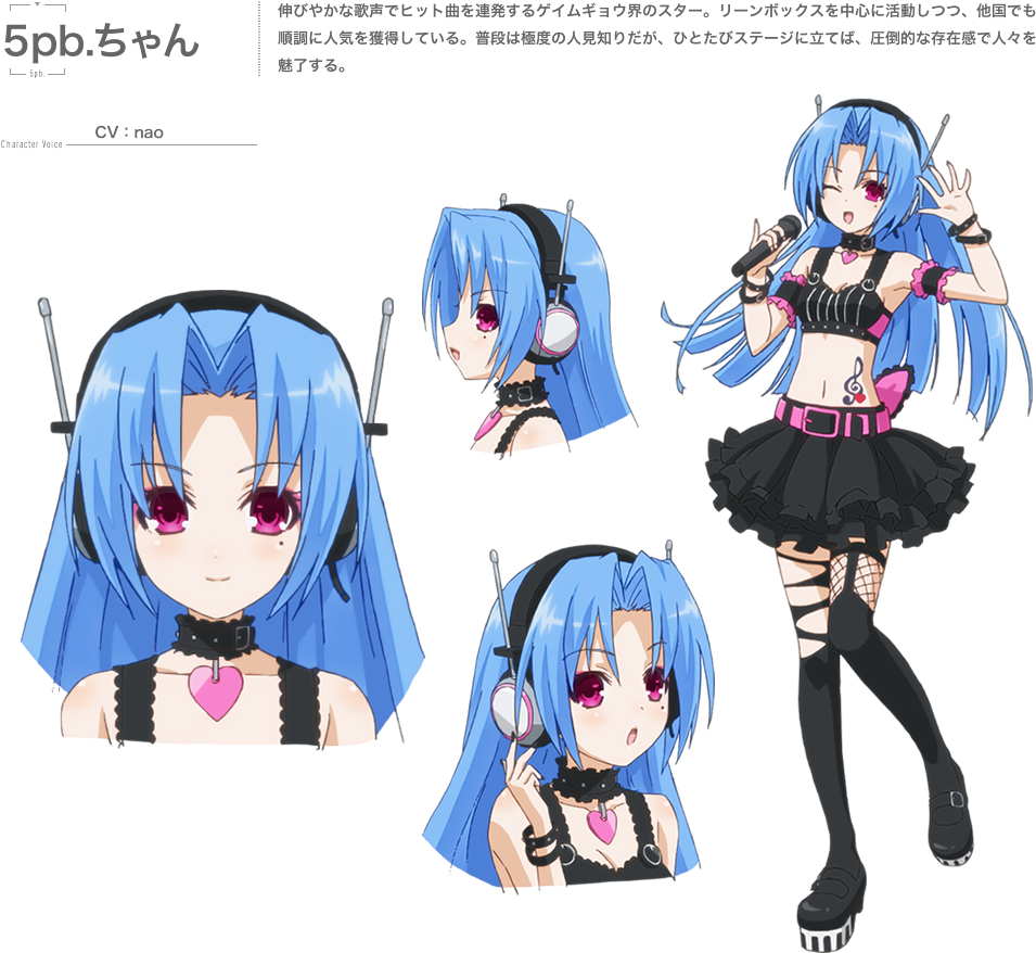 “ 5pb's Anime Character Designs ” - Anime Character Sheet Clipart (960x920), Png Download