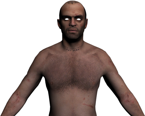 Credits For The Model - Barechested Clipart (640x480), Png Download