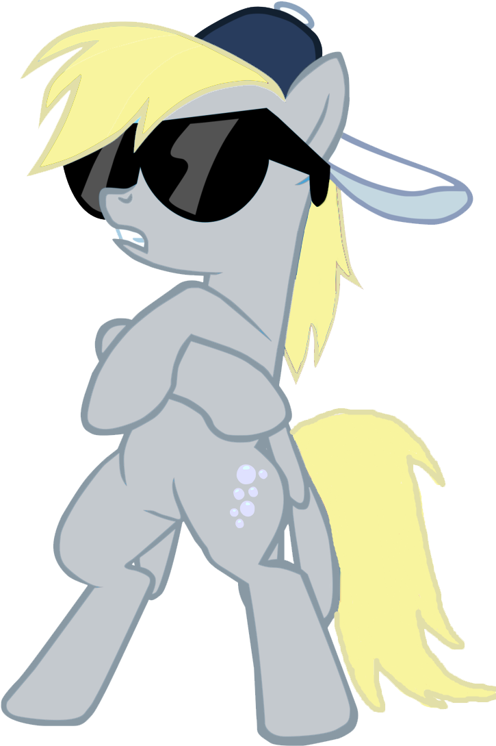 Derpy Hooves Sings Without Me By Eminem By Skulluigi - Mlp Rainbow Dash Glasses Clipart (725x1089), Png Download