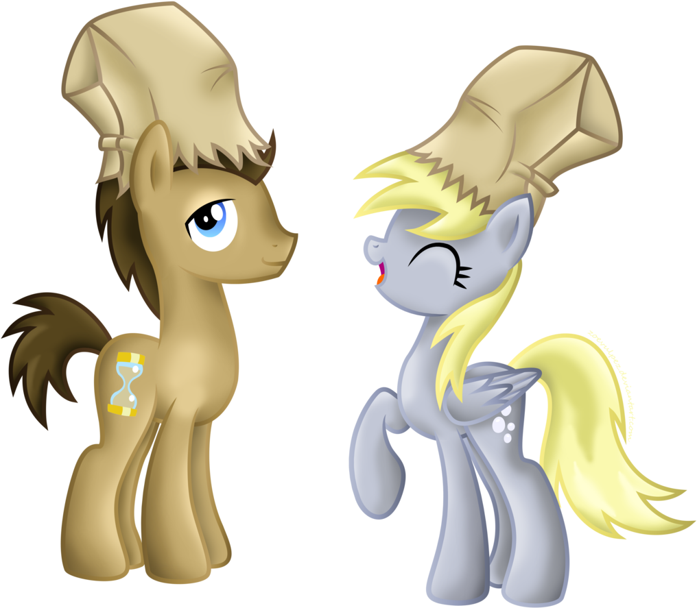Zoevulpez, Derpy Hooves, Doctor Whooves, Female, Mare, - Cartoon Clipart (1016x887), Png Download
