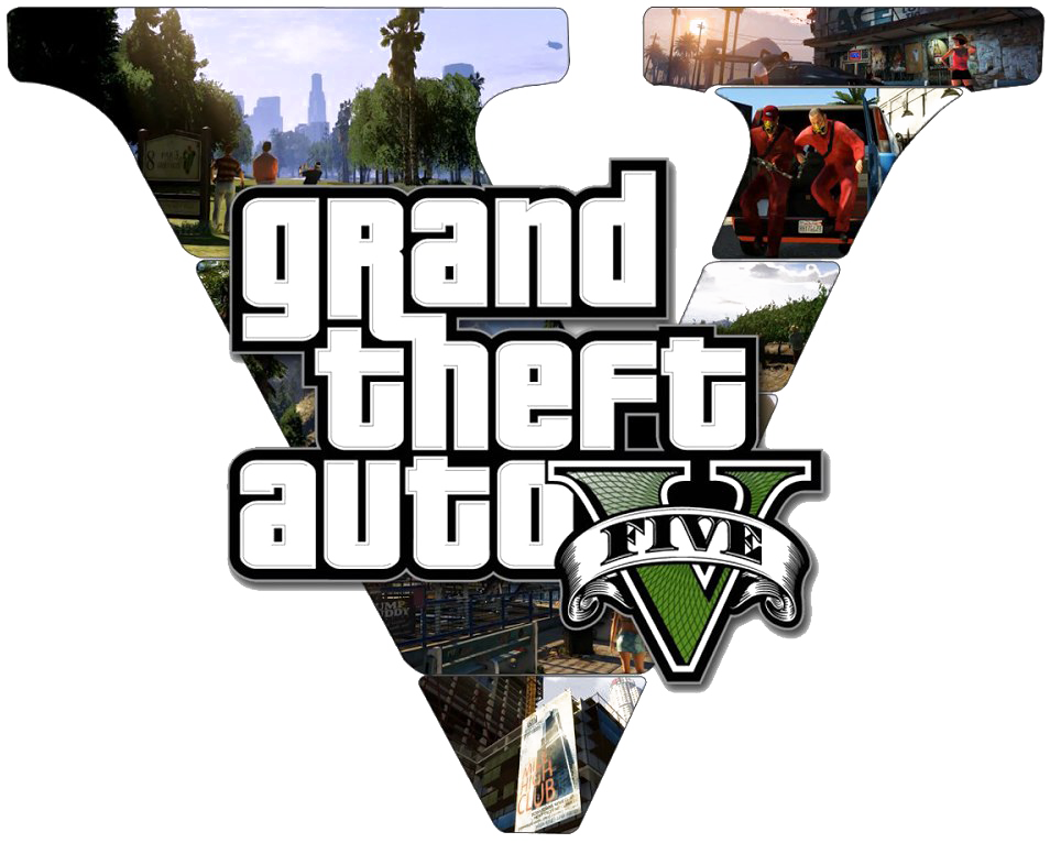 Grand Theft Auto V Png File - V Do Gta 5 Clipart (954x766), Png Download