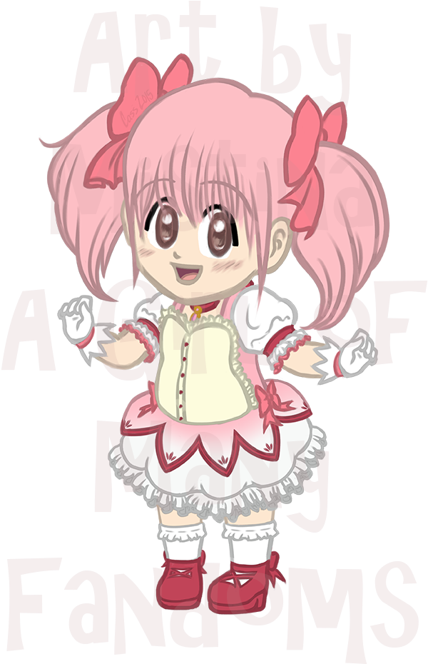 Madoka Kaname - Cartoon Clipart (806x1000), Png Download