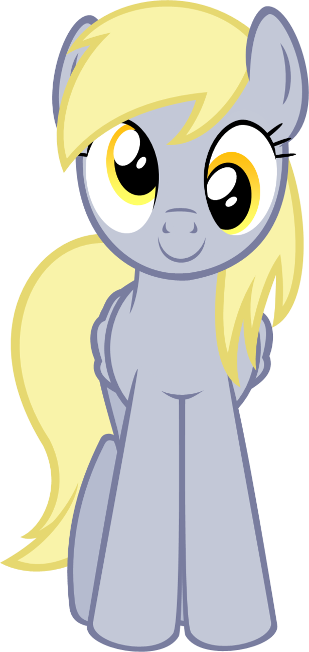 Derpy Hooves - Cartoon Clipart (616x1298), Png Download
