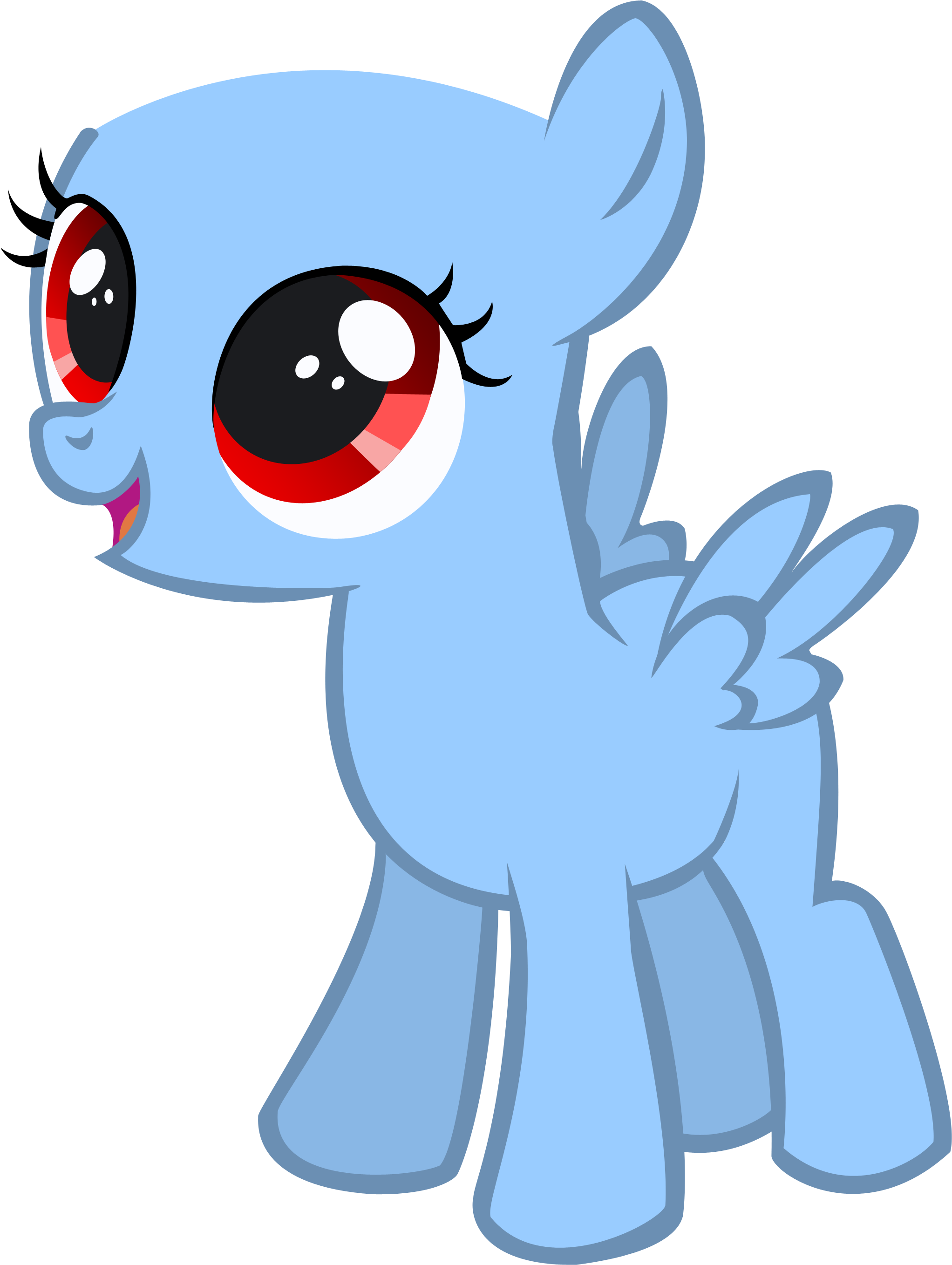 2012 03 27 - Mlp Scootaloo Bat Pony Clipart (3215x3225), Png Download