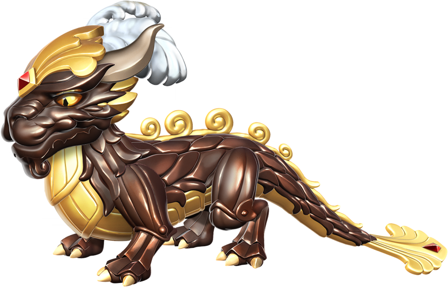 Bronze Dragon Dragon Mania Bronze Dragon Clipart Large Size Png