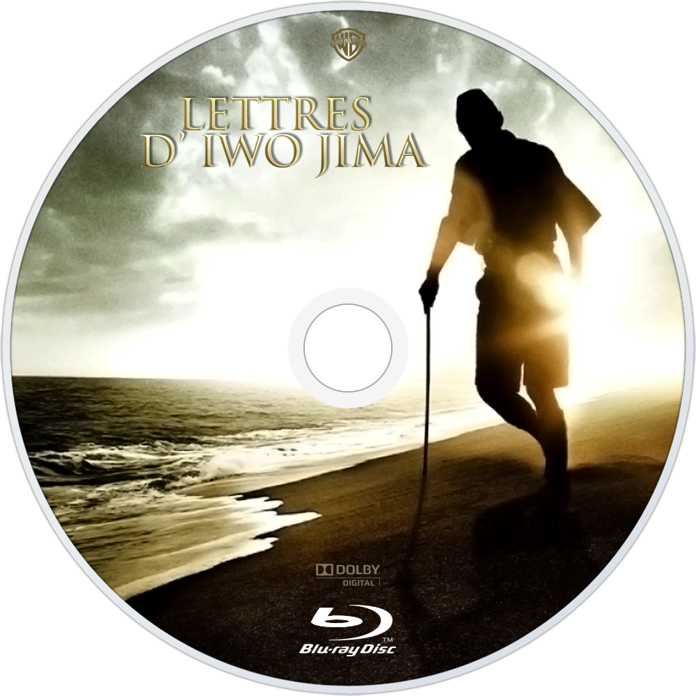 Letters From Iwo Jima Bluray Disc Image - Film War World 2 Clipart (1000x1000), Png Download