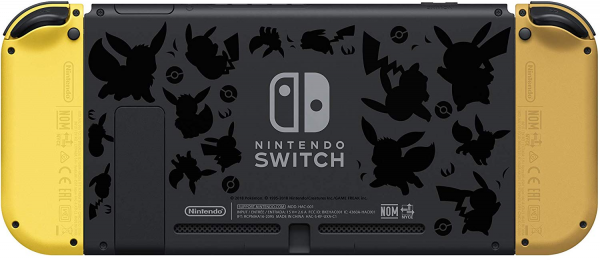 Nintendo Switch Console Bundle- Pikachu & Eevee Edition - Nintendo Switch Pikachu And Eevee Edition Clipart (600x260), Png Download