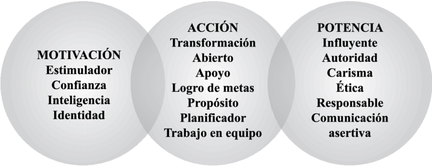 Características Del Líder - Circle Clipart (850x395), Png Download