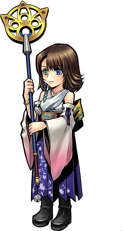 Dissidia Opera Omnia Yuna Clipart (610x735), Png Download