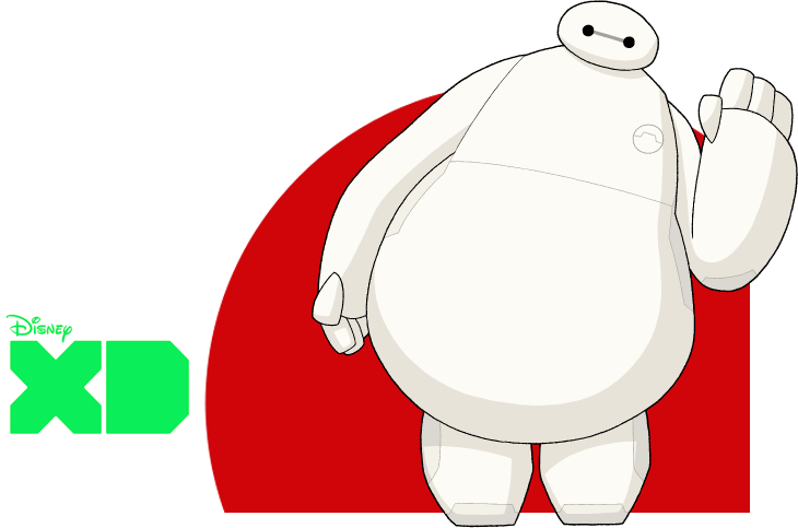 Baymax Te Da La Bienvenida A Big Hero 6 Challenge Participa - Disney Xd Clipart (730x483), Png Download