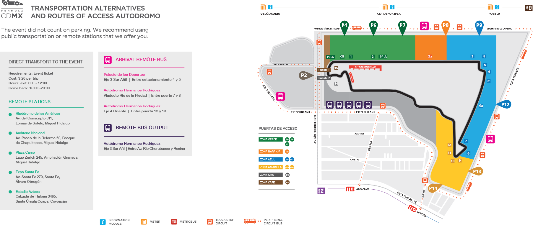 Click Here To Download An Autodromo Hermanos Rodriguez - Autodromo Hermanos Rodriguez Seating Chart Clipart (1804x763), Png Download