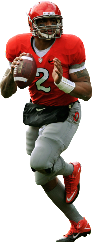 Terrelle Pryor Photo Pryor - Kick American Football Clipart (392x1024), Png Download
