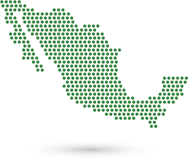 Ser La Casa De Bolsa Más Eficiente Del Mercado Mexicano - World Map Dotted Png Clipart (789x684), Png Download