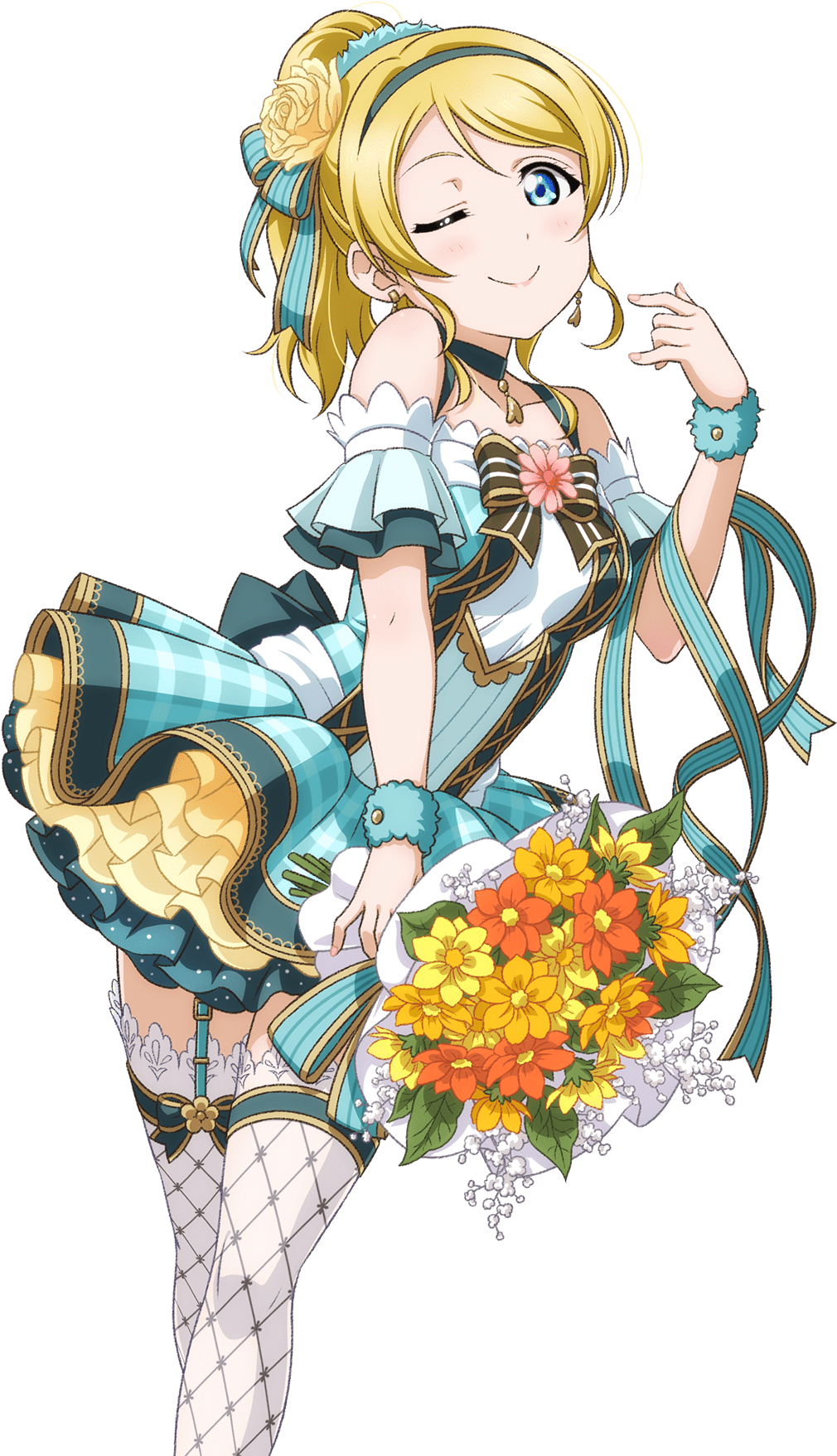 Download Png - Eli Ayase Flower Bouquet Clipart (2800x2000), Png Download