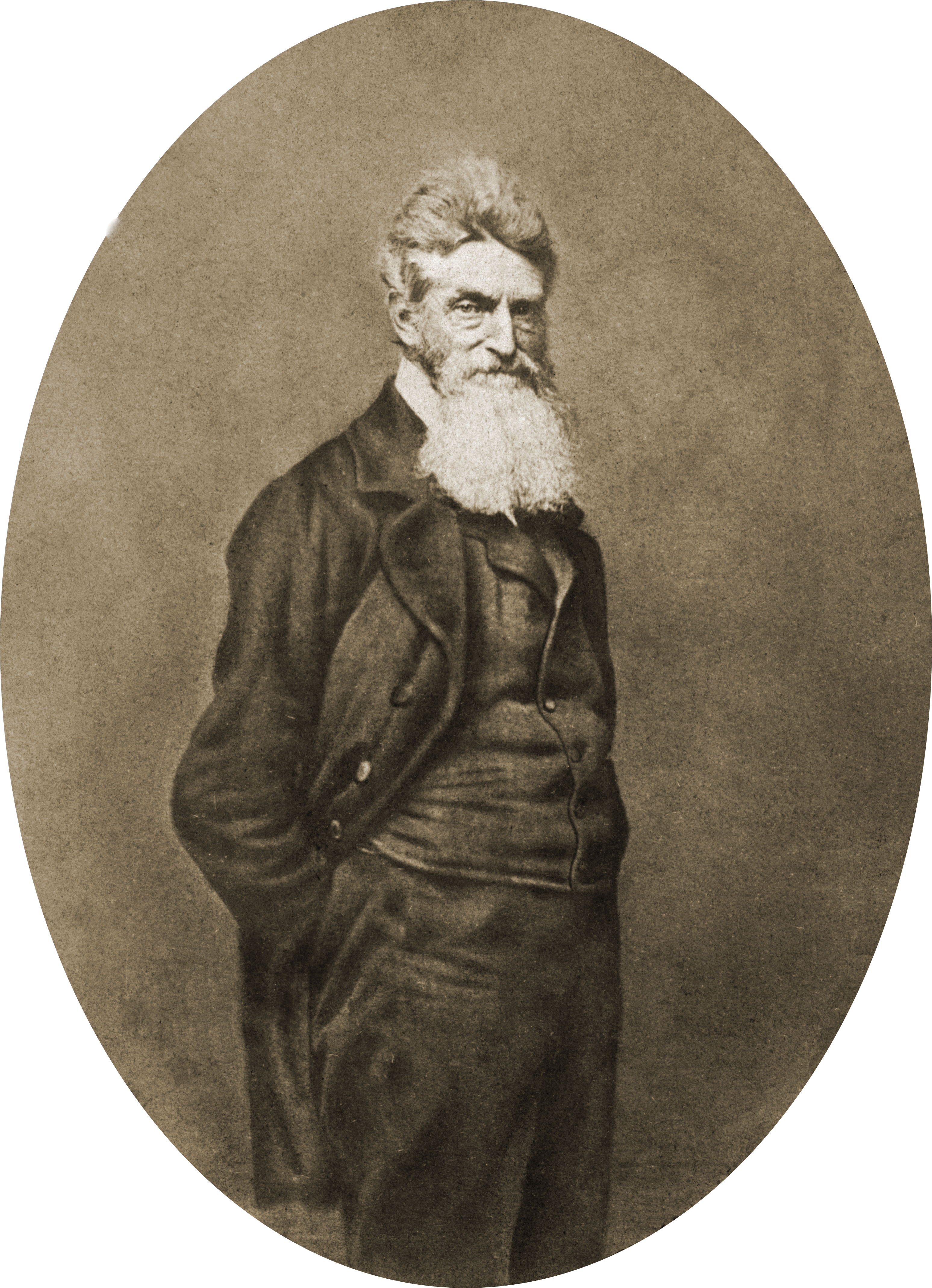 John Brown Portrait, 1859 - John Brown Harpers Ferry Clipart (3095x4278), Png Download