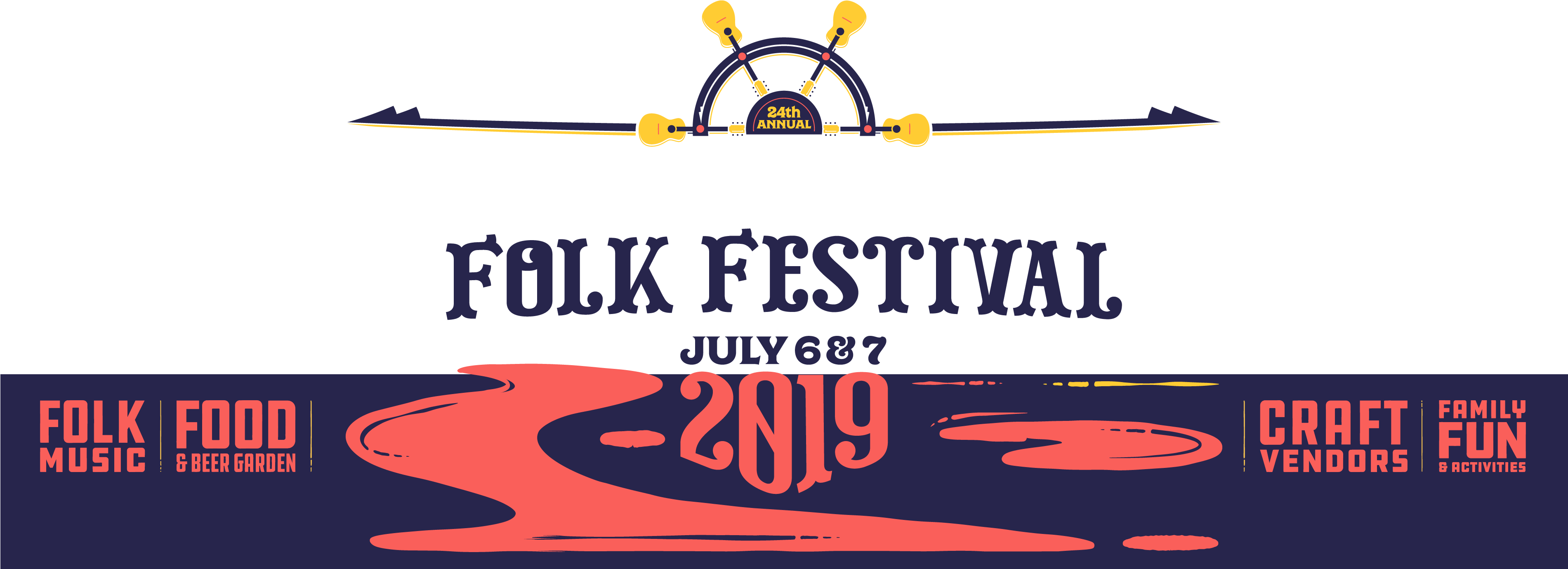 New Bedford Folk Festival - Poster Clipart (3800x1402), Png Download
